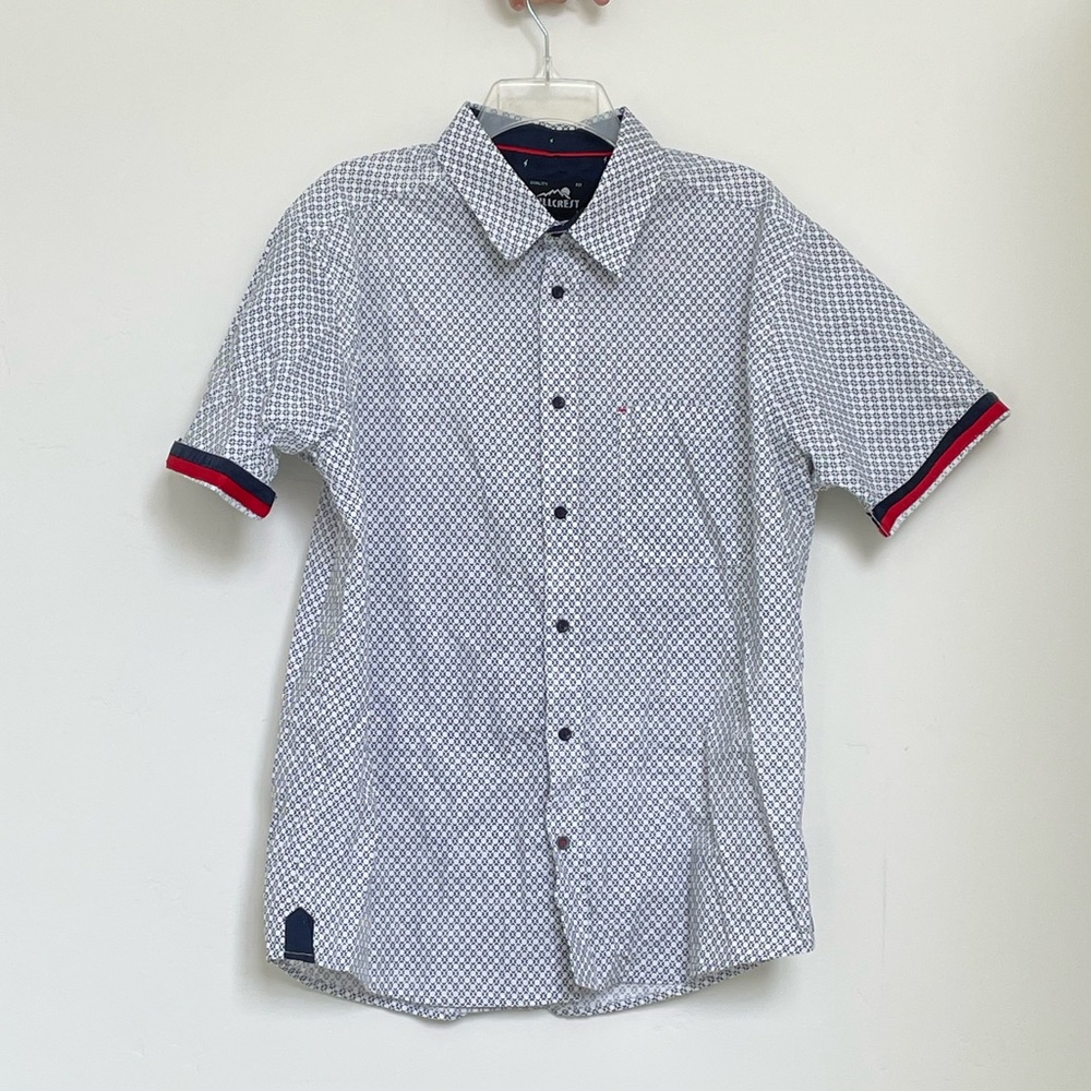 Hillcrest, Patterned Button Down, Large
